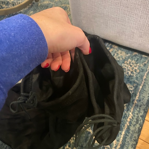 Lulus So Much Yes Black Suede Over the Knee Boots - Picture 7 of 13